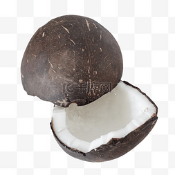 泰国文物图片_白色果肉椰子