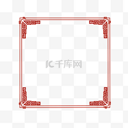 花纹边框中国风