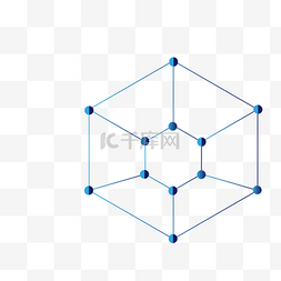 展板图片_点线线条几何科技