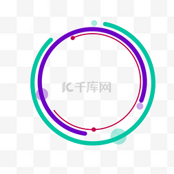 简单的不规则圆形图案