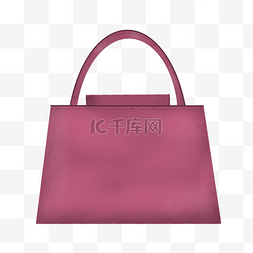 女士粉色包包图片_路易威登女士牛皮粉色手提包正面
