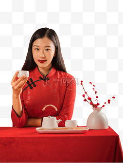 真人cs图片_品茶的女茶艺师真人