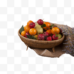 实拍色彩鲜艳的水果