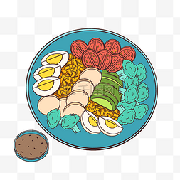 西蓝花图片_素菜沙拉美食食物