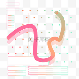 名片模板图片_不规则渐变流体模板