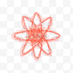 对称的电子环绕颗粒感glitter元素