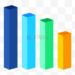 统计分析图片_PPT柱状数据统计图表