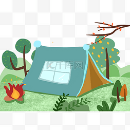 野外露营帐篷图片_野外露营帐篷