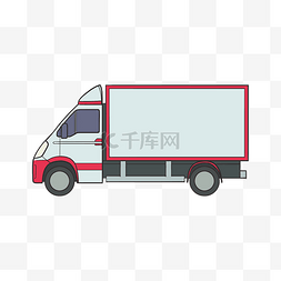 大卡车图片_免扣卡通运输快递车