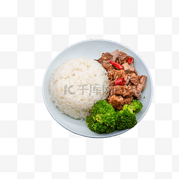 米饭图片_红烧牛肉盖饭