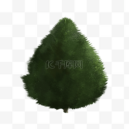 绿色松树免抠素材