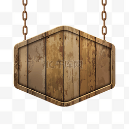 木板吊牌图片_扁平吊牌设计标牌指示牌元素插画
