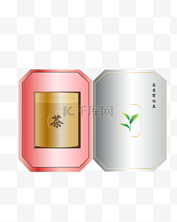 茶叶包装包装图片_粉色茶叶包装