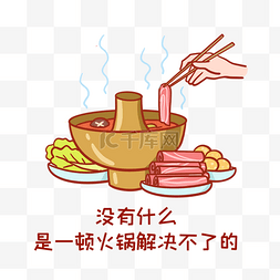 肉丸子表情包图片_吃火锅表情包