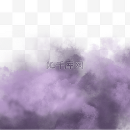 紫色烟图片_紫色浓烟烟雾边框