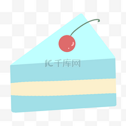 庆生蛋糕图片_蓝色樱桃生日蛋糕