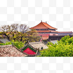 北京故宫局部历史文化古建旅游风