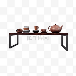 三种茶具图片_仿真茶具png图