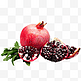 新鲜红皮石榴水果