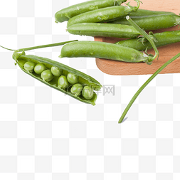 蔬菜豌豆食物免抠图