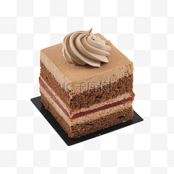 小方块图片_巧克力慕斯小方块蛋糕