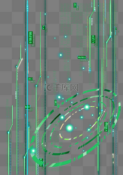 2018数字免抠图片_大数据科技信息光特效