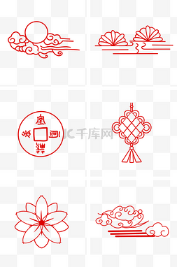 春节素材图片_新年中国风纹理