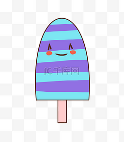 夏日棒冰冰淇淋卡通免扣PNG