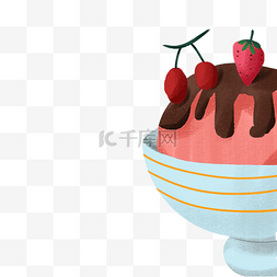 冰淇淋免抠图图片_红色的冰淇淋免抠图