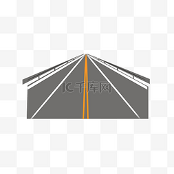 公路分割线图片_直线高速公路 