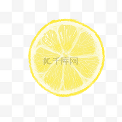 柠檬片图片_卡通柠檬片