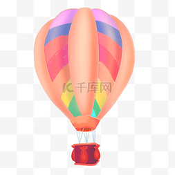 彩色唯美热气球