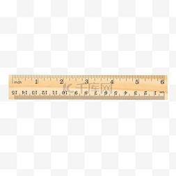 黄色刻度尺