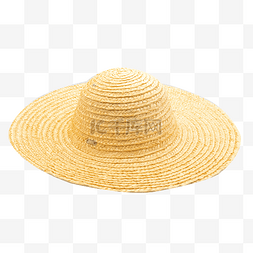 黄色漂亮草帽