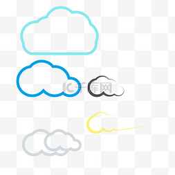 空白云图标
