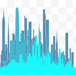 金融图片_黄金城市背景