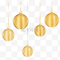 金色灯球吊饰