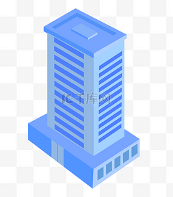 蓝色办公楼图片_蓝色建筑高楼大厦
