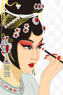 传统文化戏曲人物化妆