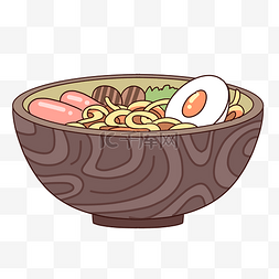 餐具中式图片_中餐中式面条插画