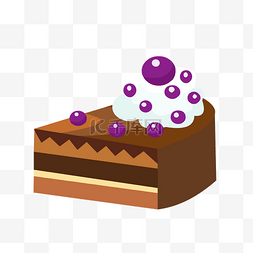 巧克力蛋糕图片_蓝莓巧克力蛋糕