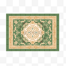 古典花纹地毯