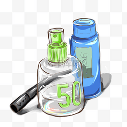保湿水图片_化妆品瓶子