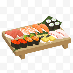 夹起寿司图片_日本寿司