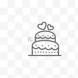 蛋糕图片_卡通生日蛋糕图标免扣图