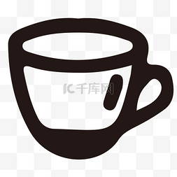 茶杯卡通图标