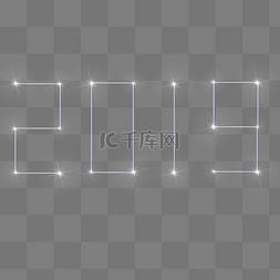 科技感星光几何效果2019