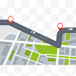 街道图片_地图坐标map导航GPS