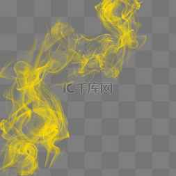 漂浮的烟雾图片_抽象黄色漂浮的烟雾效应