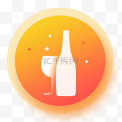 酒水图标图片_卡通啤酒图标设计